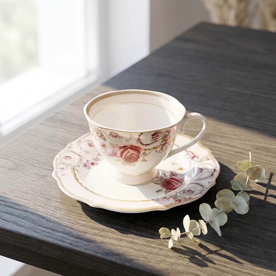 VICTORIAN SAUCER SET