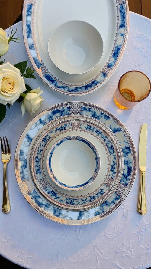 AZURE ROYALE DINNER SET