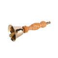 Swara bronze bell with wooden ladle -6.5"