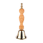 Swara bronze bell with wooden ladle -6.5"