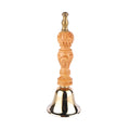 Swara bronze bell with wooden ladle - 5.5"