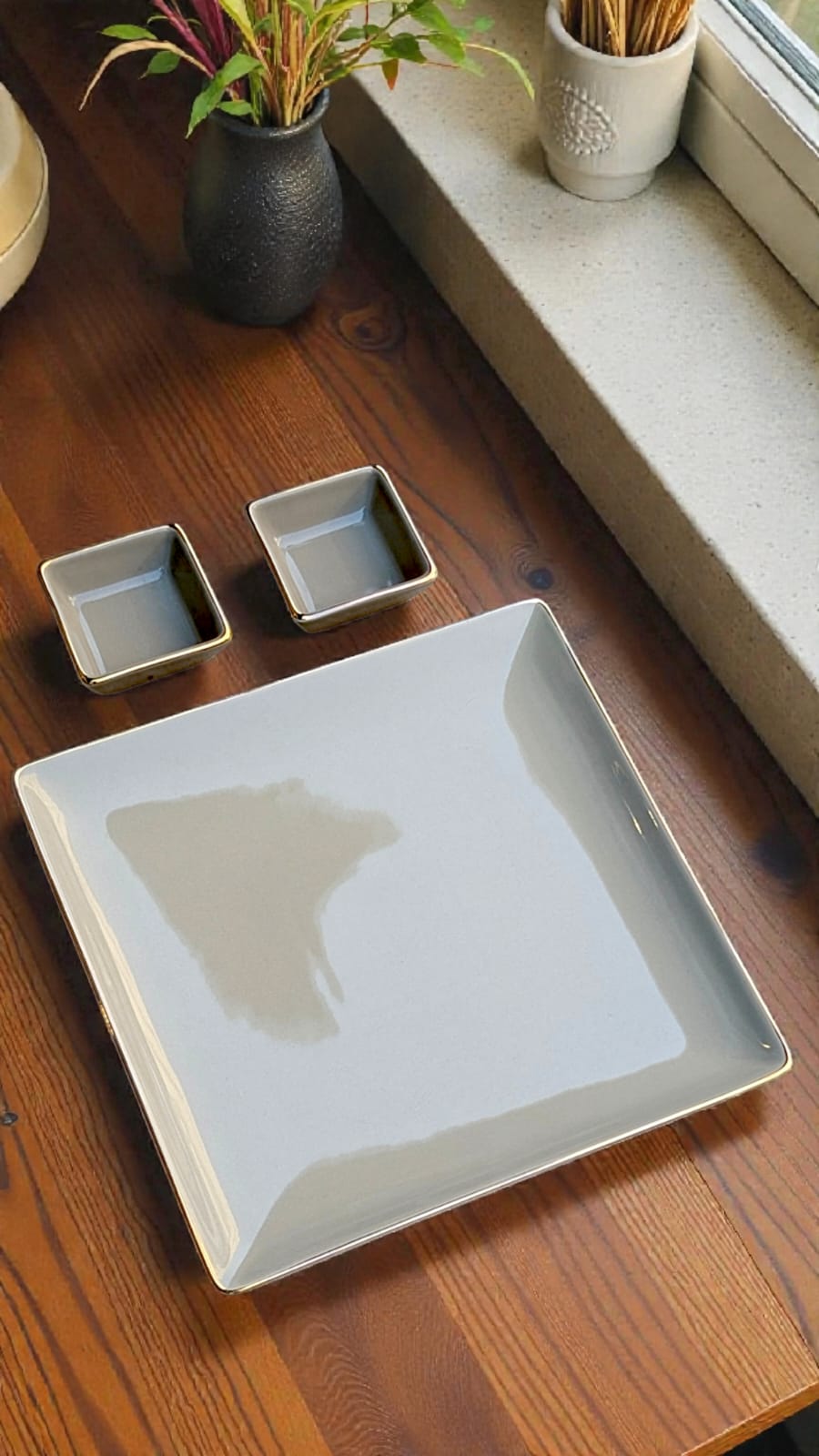 SLATE PLATTER SET