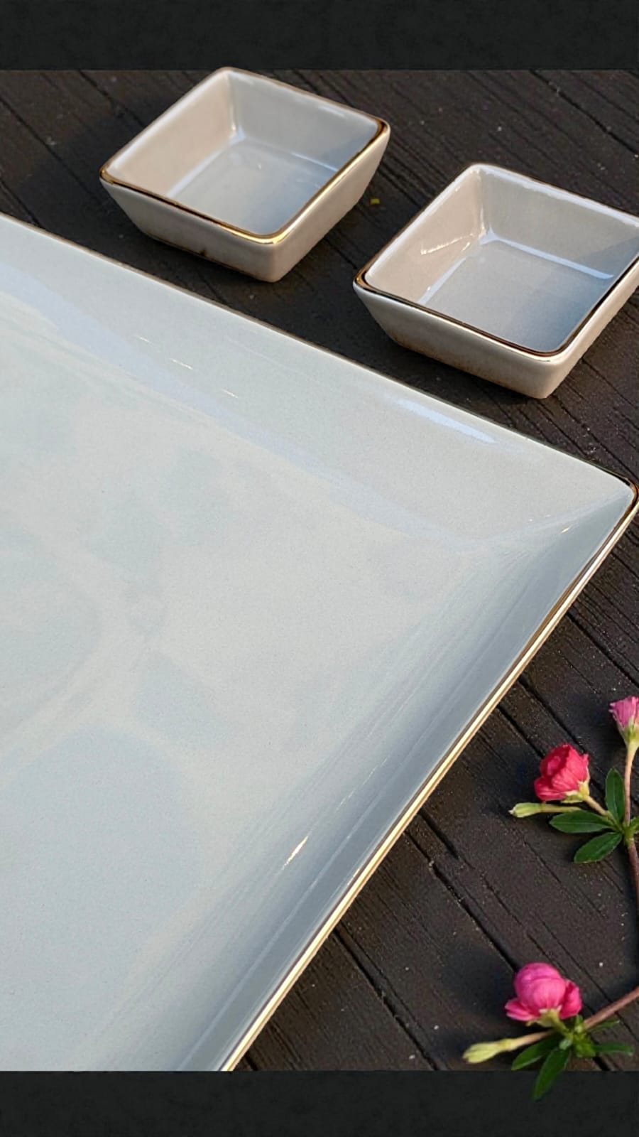 SLATE PLATTER SET